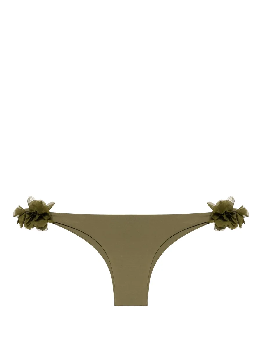 Rasha floral-appliqué bikini bottom 2