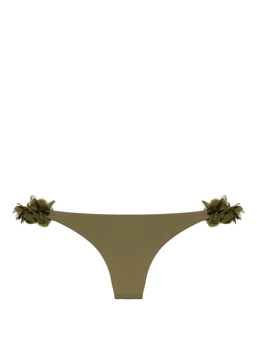 Rasha floral-appliqué bikini bottom 4