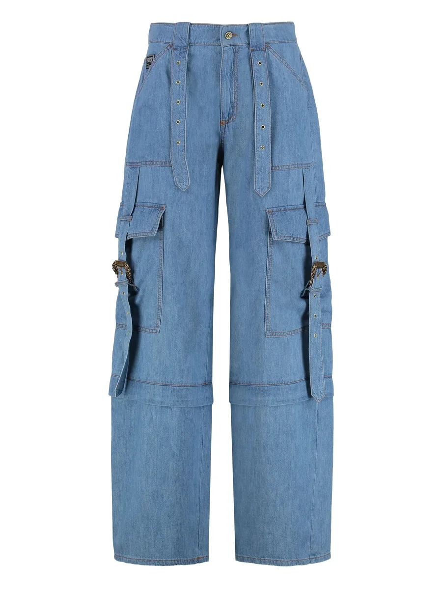 buckle-detailed cargo trousers 2