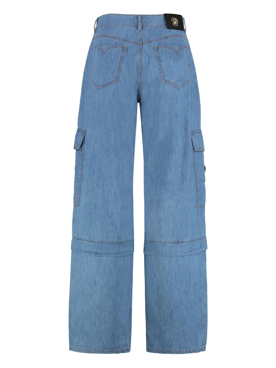 buckle-detailed cargo trousers 4