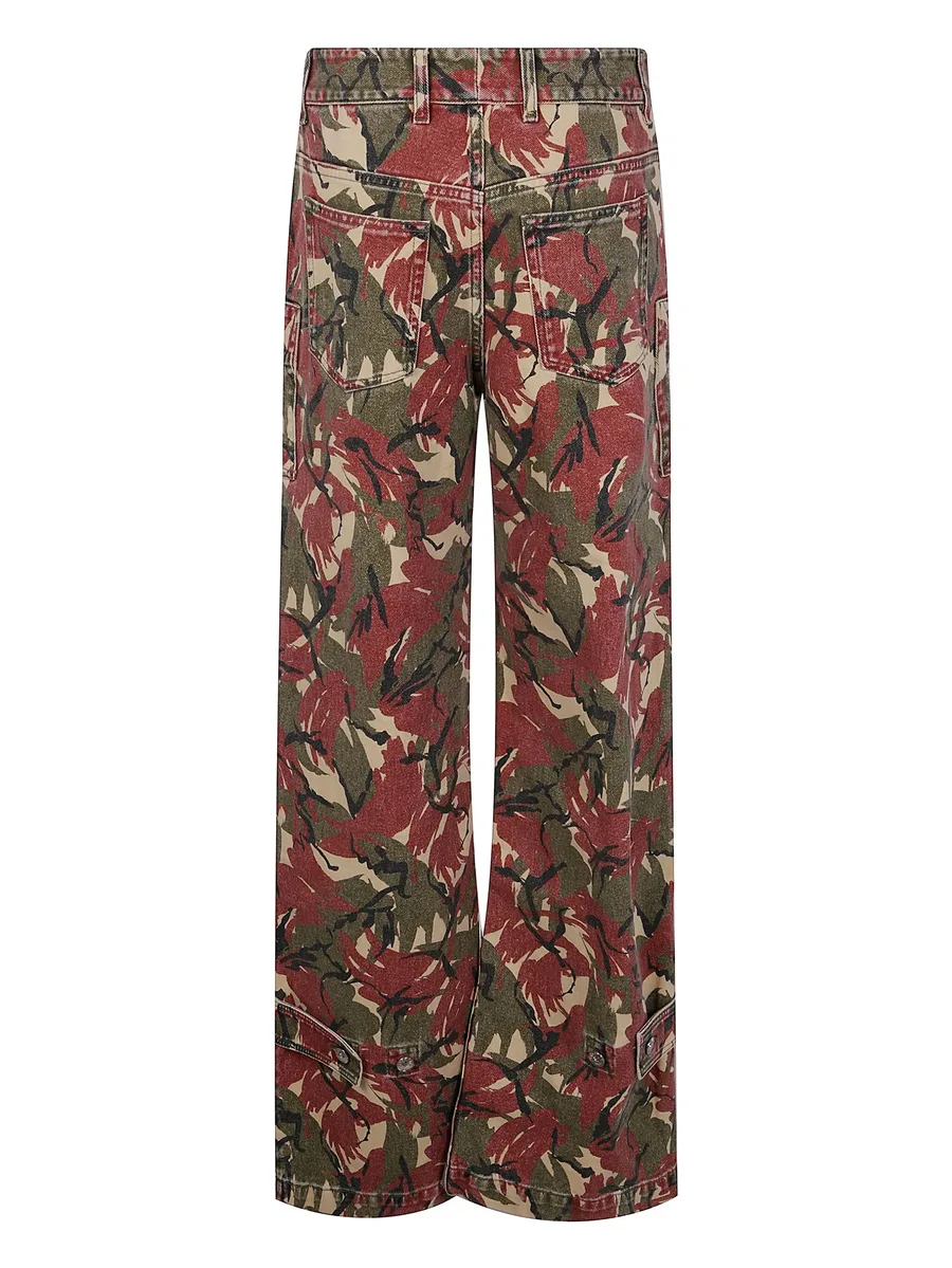 camouflage-print jeans 4