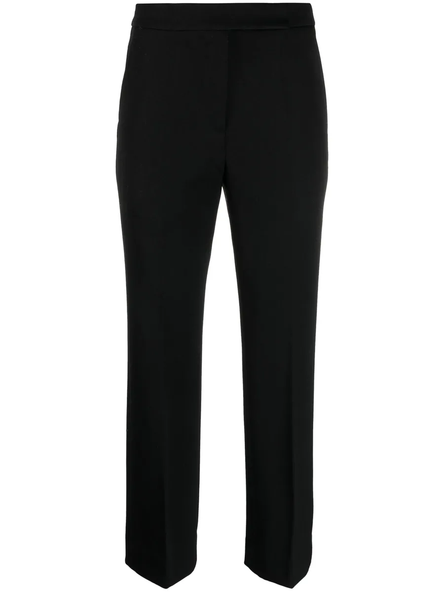 cropped wool tailored trousers 2