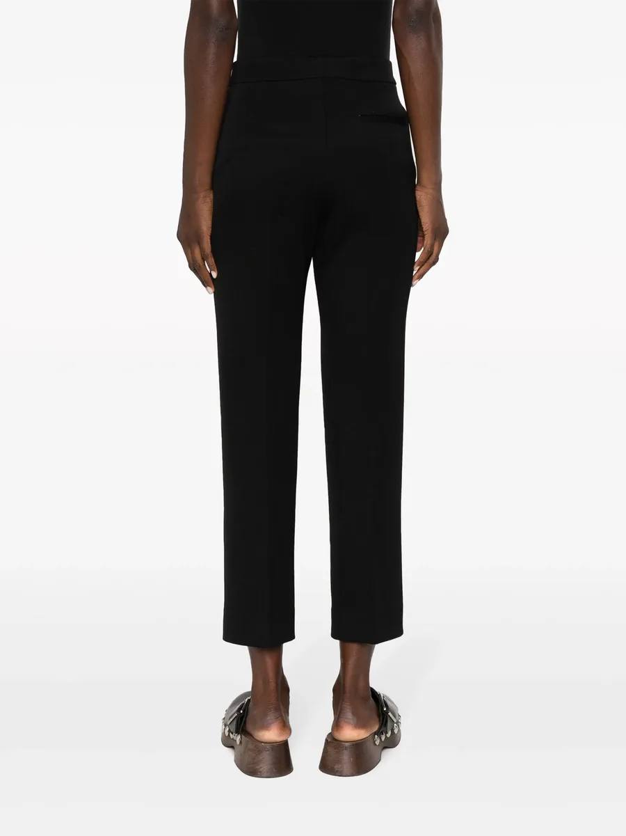cropped wool tailored trousers 7