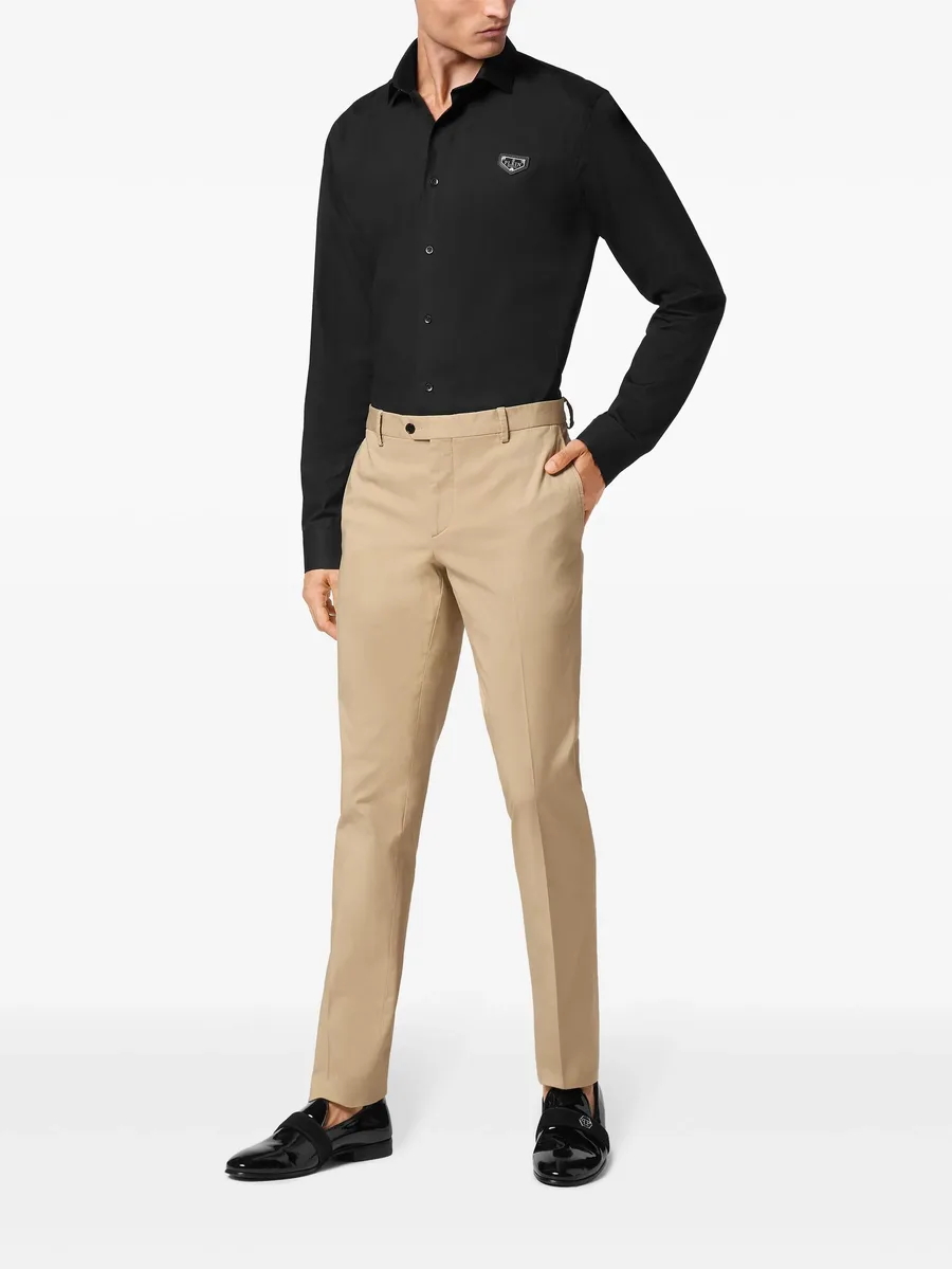 mid-rise slim-fit chinos 4