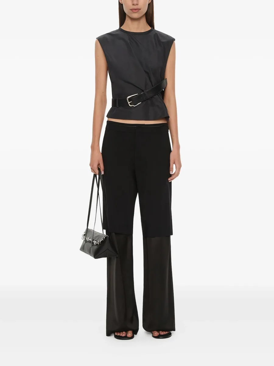 Locus belted taffeta tank top 3
