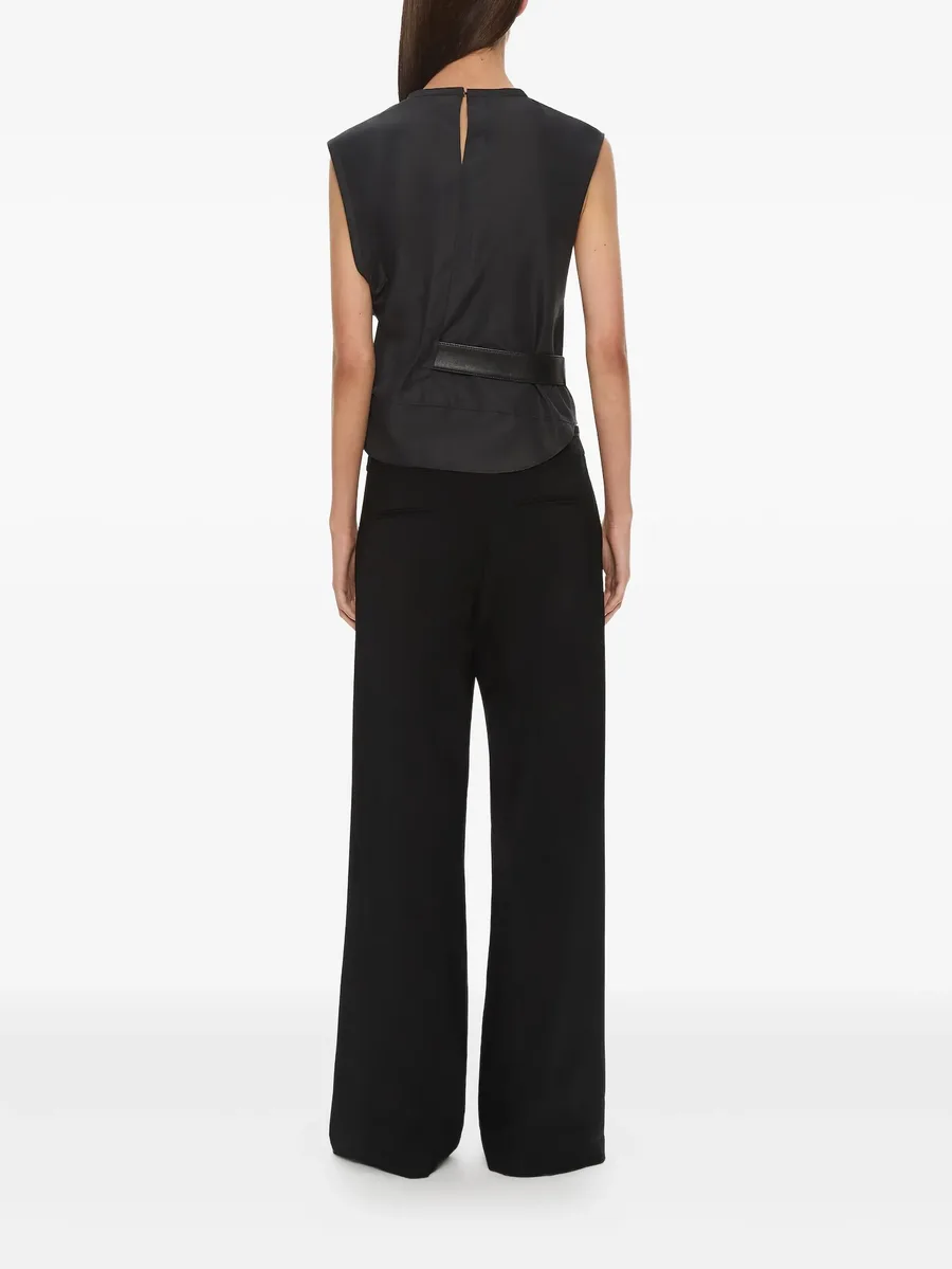 Locus belted taffeta tank top 8