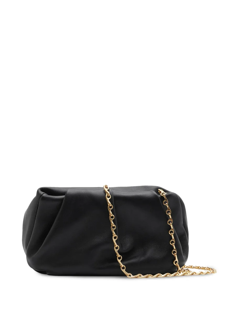 Rose leather clutch bag 2