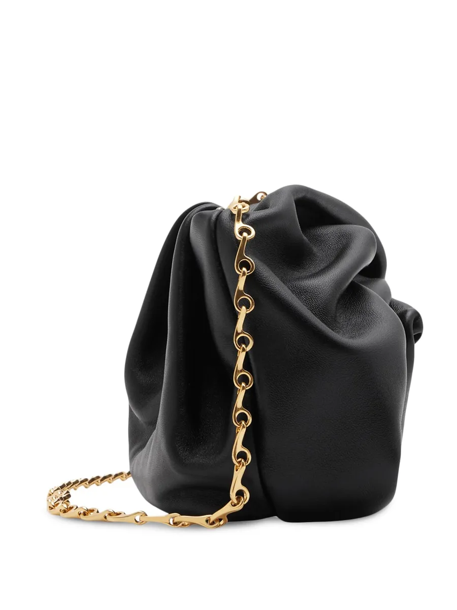 Rose leather clutch bag 3