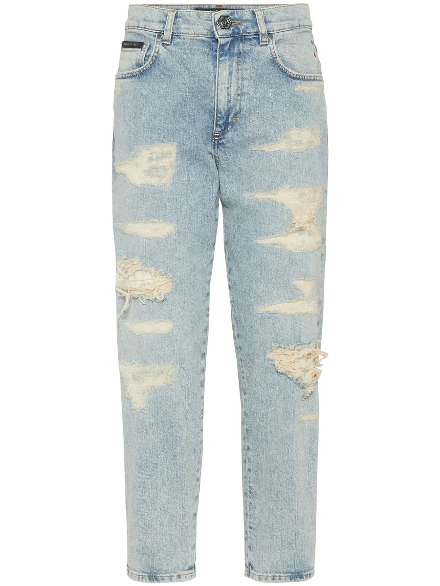 ripped cropped jeans 2