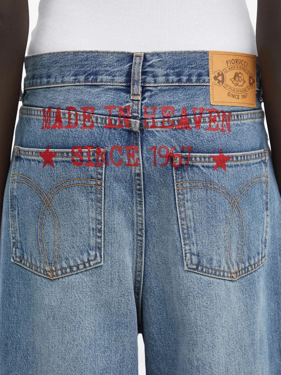 Made In Heaven back-print jeans 9