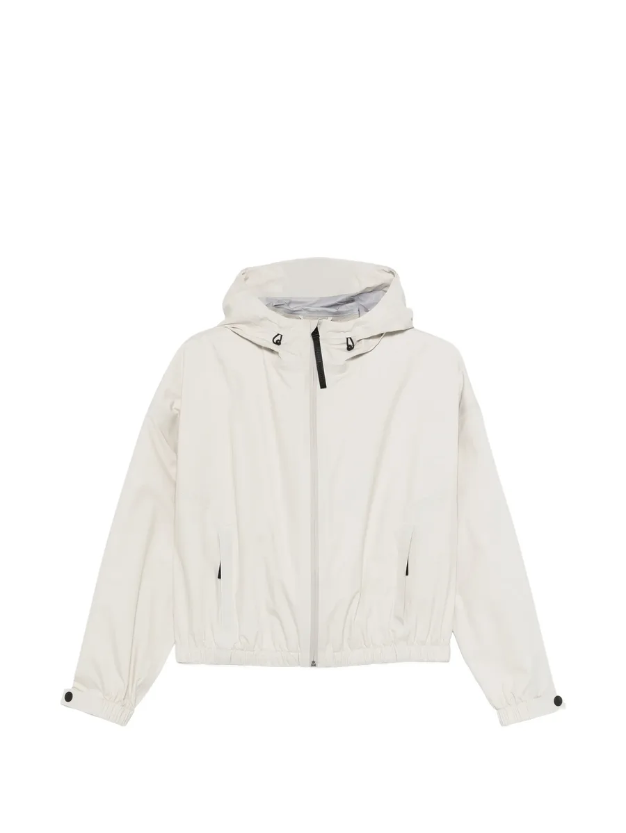 hooded zip-up rain jacket 2