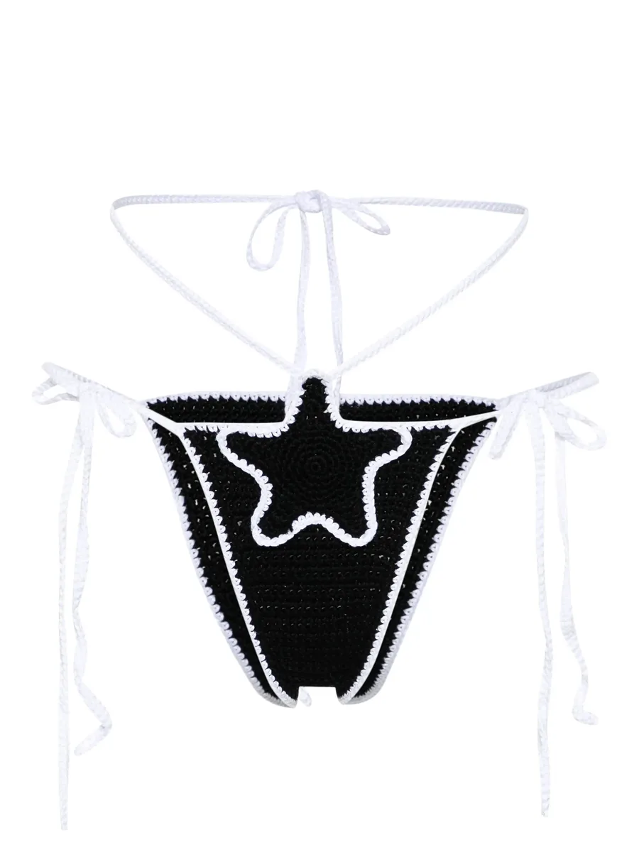 star-patch crochet bikini bottoms 2
