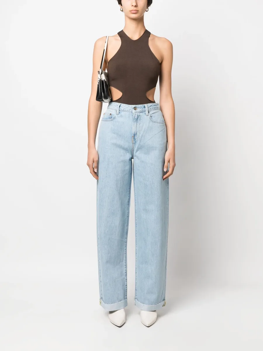 high-waist wide-leg jeans 4