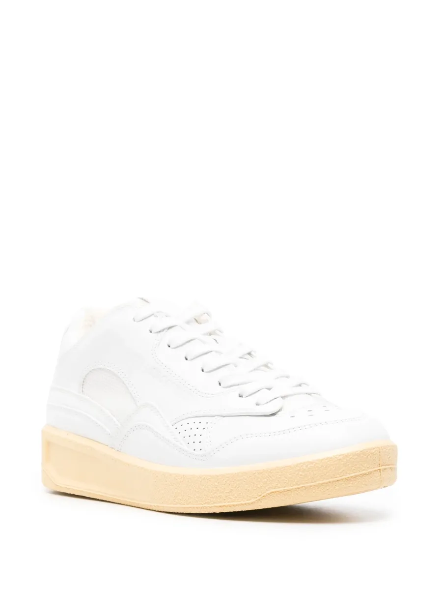 logo-debossed panelled sneakers 3