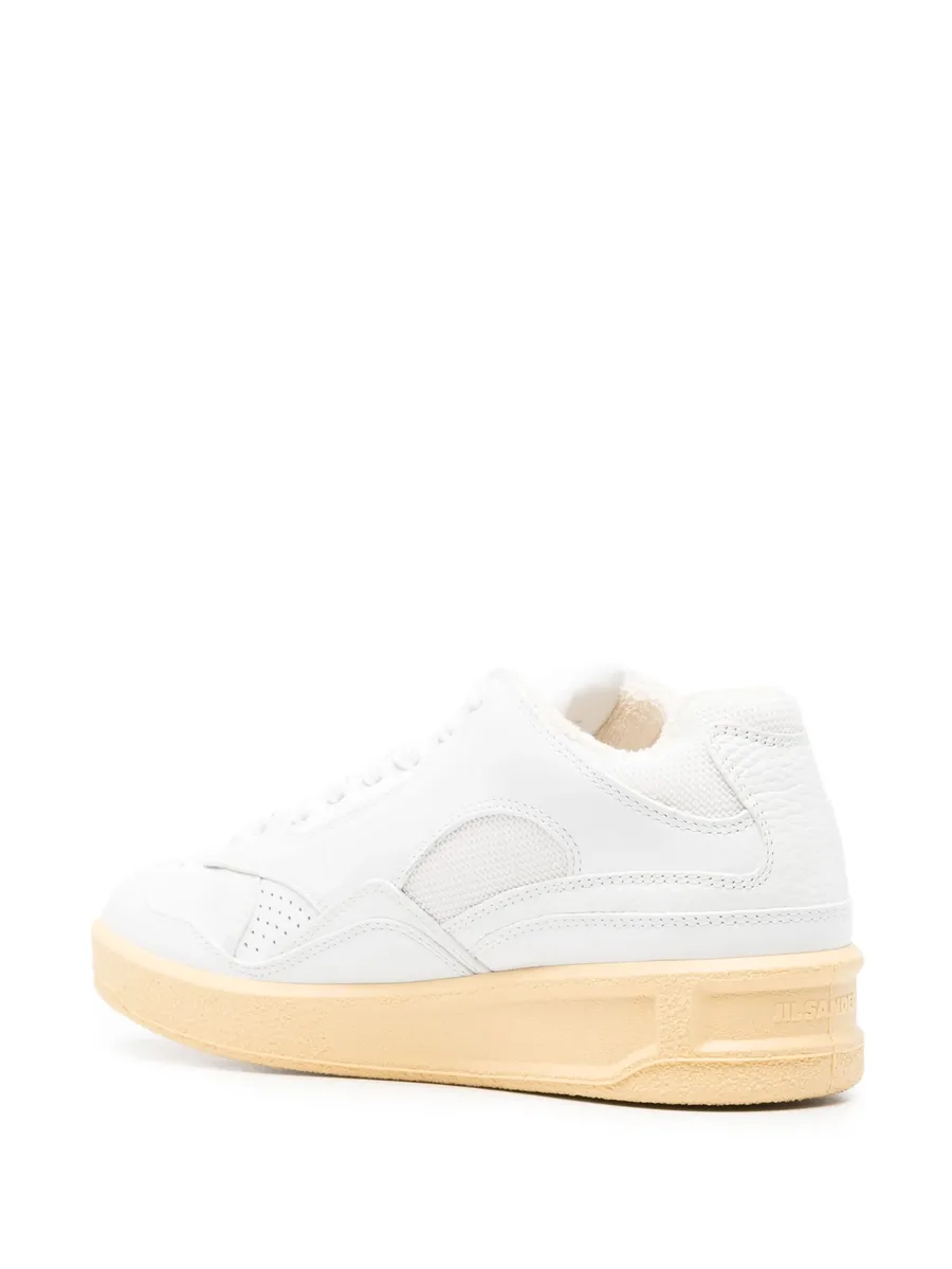 logo-debossed panelled sneakers 6