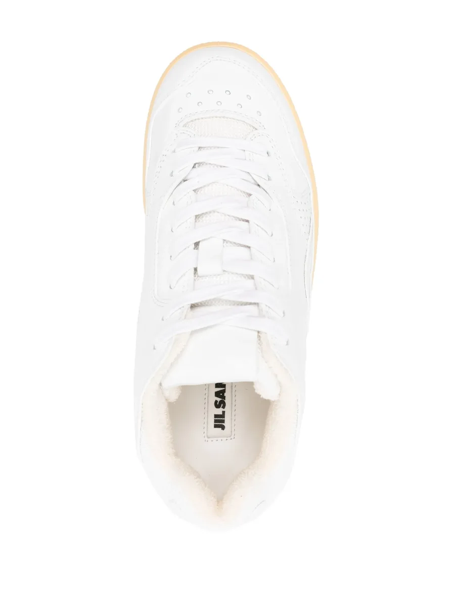 logo-debossed panelled sneakers 7
