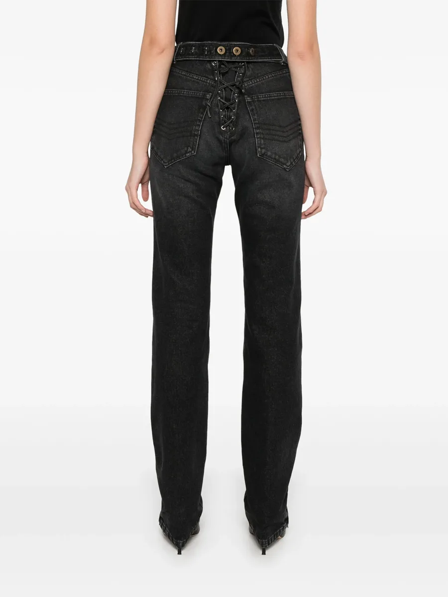 lace-up jeans 8