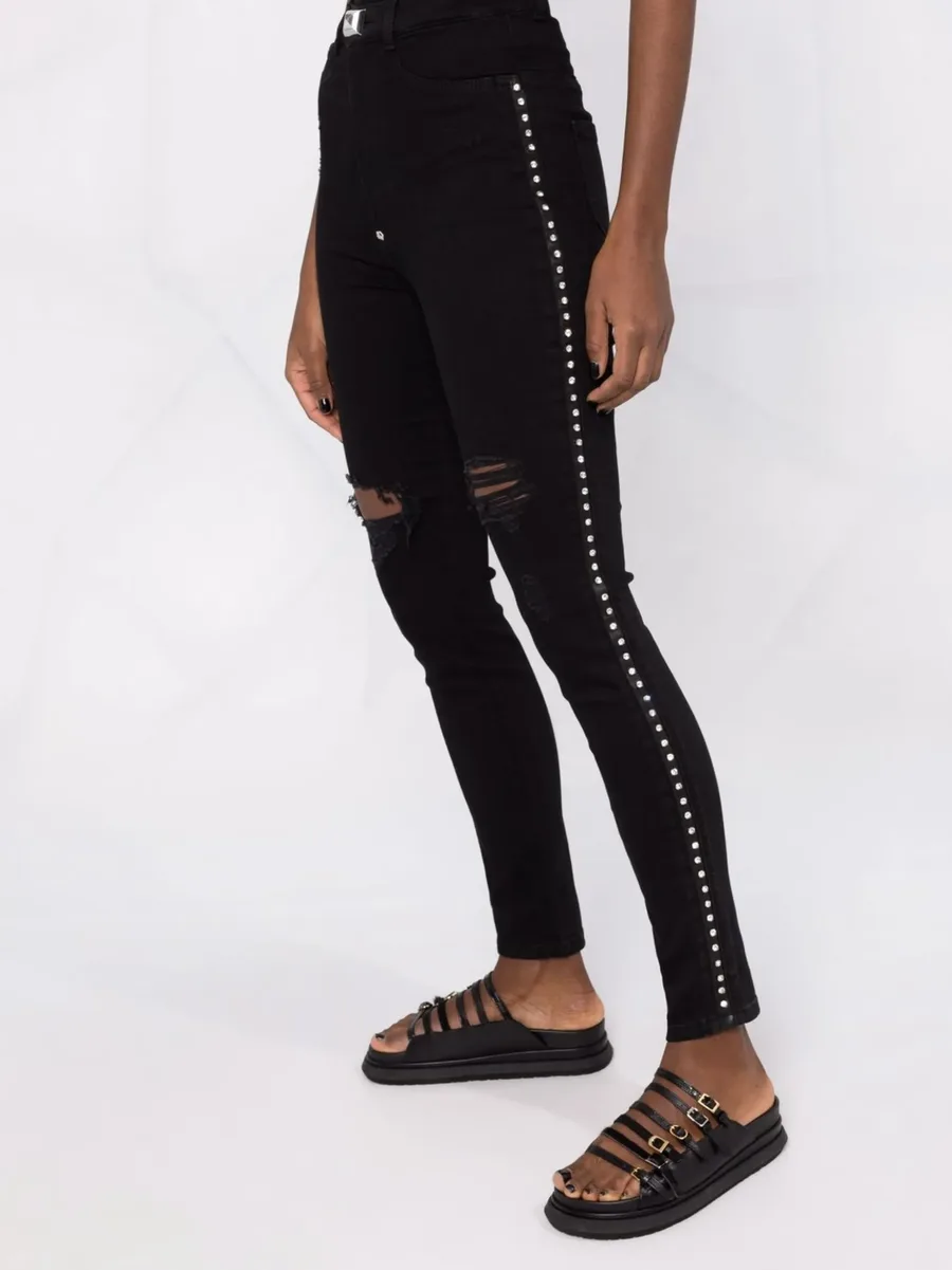 crystal-embellished jeggings 5