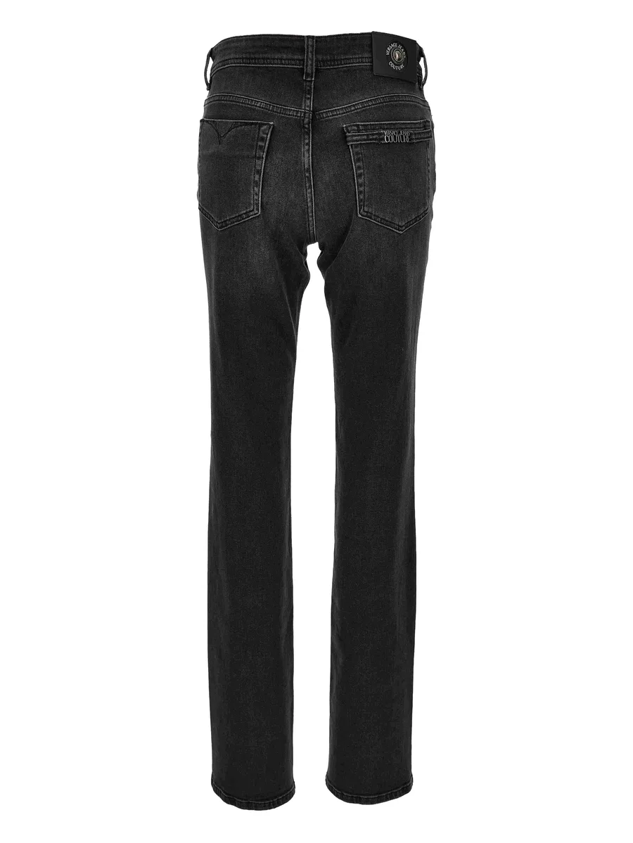 logo-plaque jeans 4