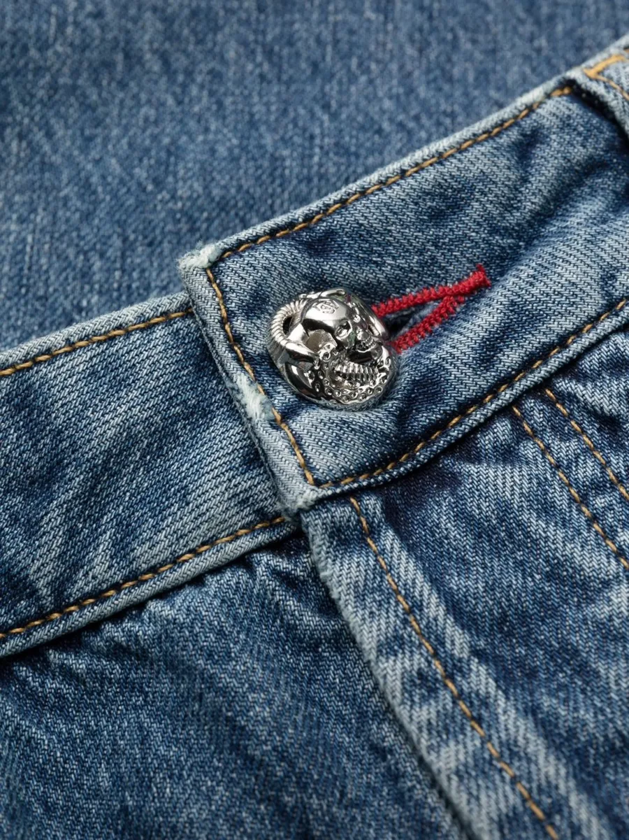 Iconic Plein wide-leg jeans 14