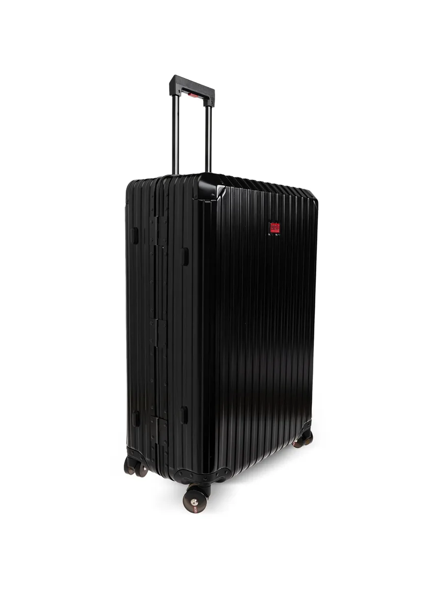 ribbed aluminium suitcase 4