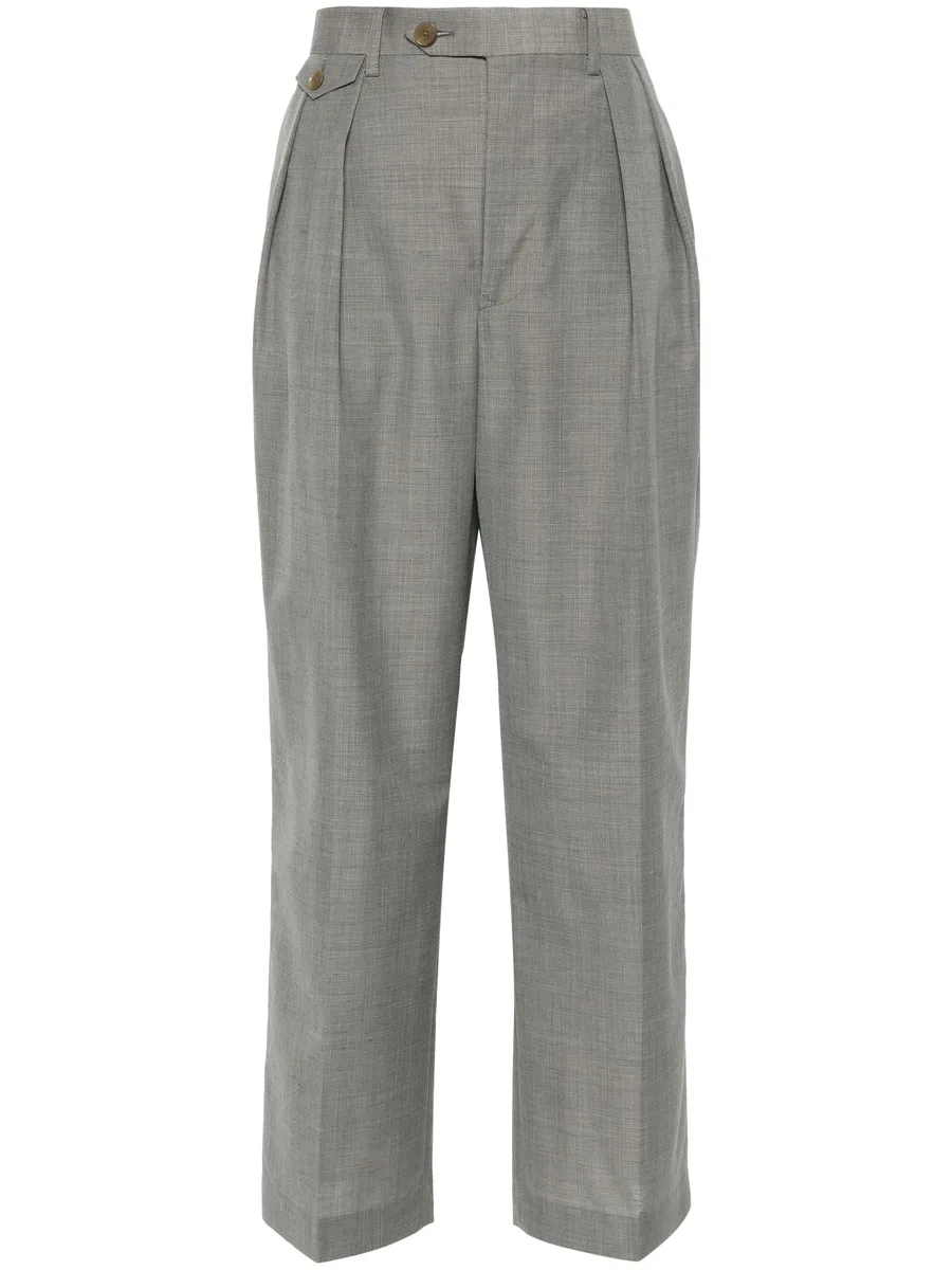 Tropical straight-leg trousers 2