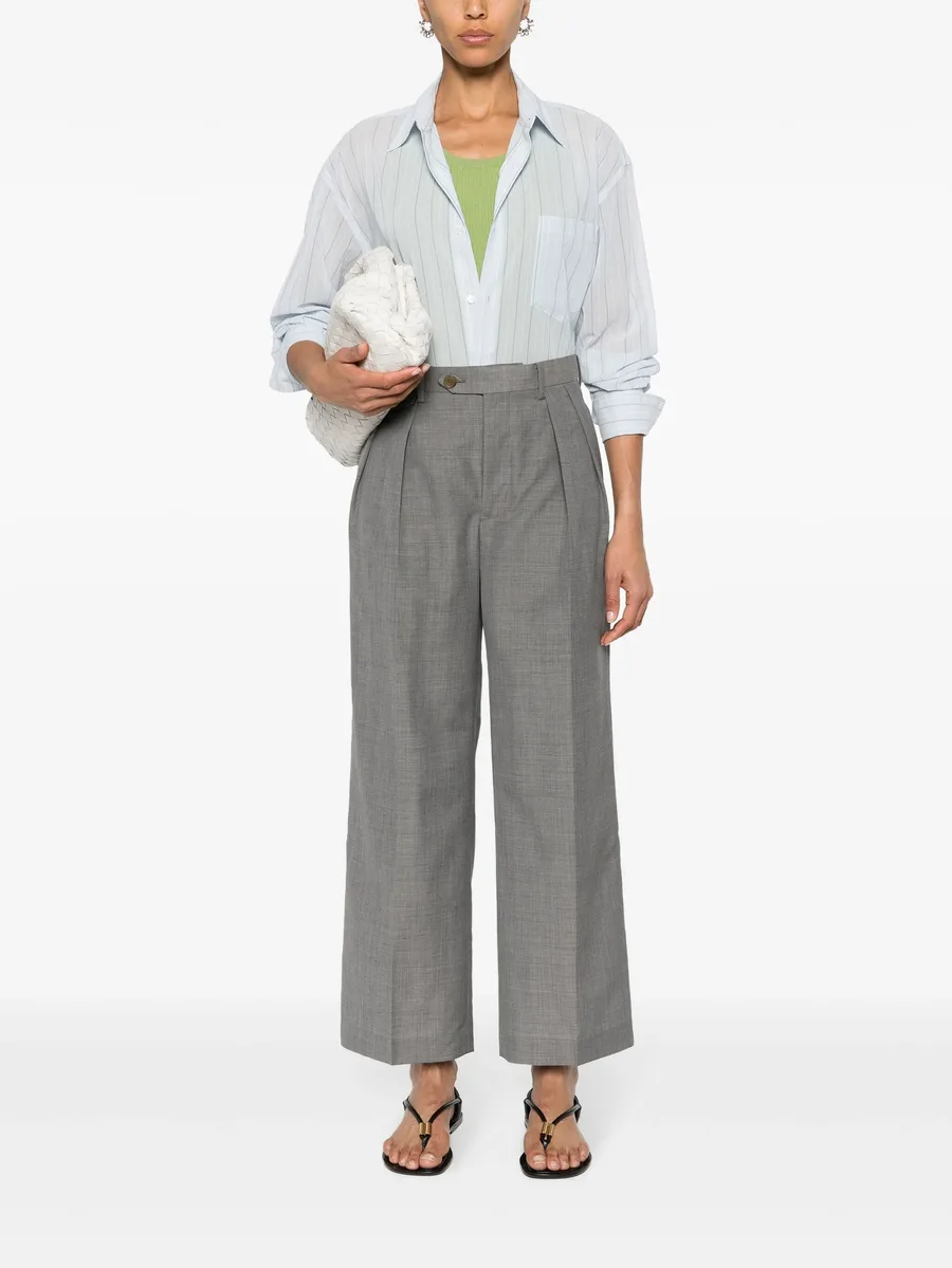 Tropical straight-leg trousers 3