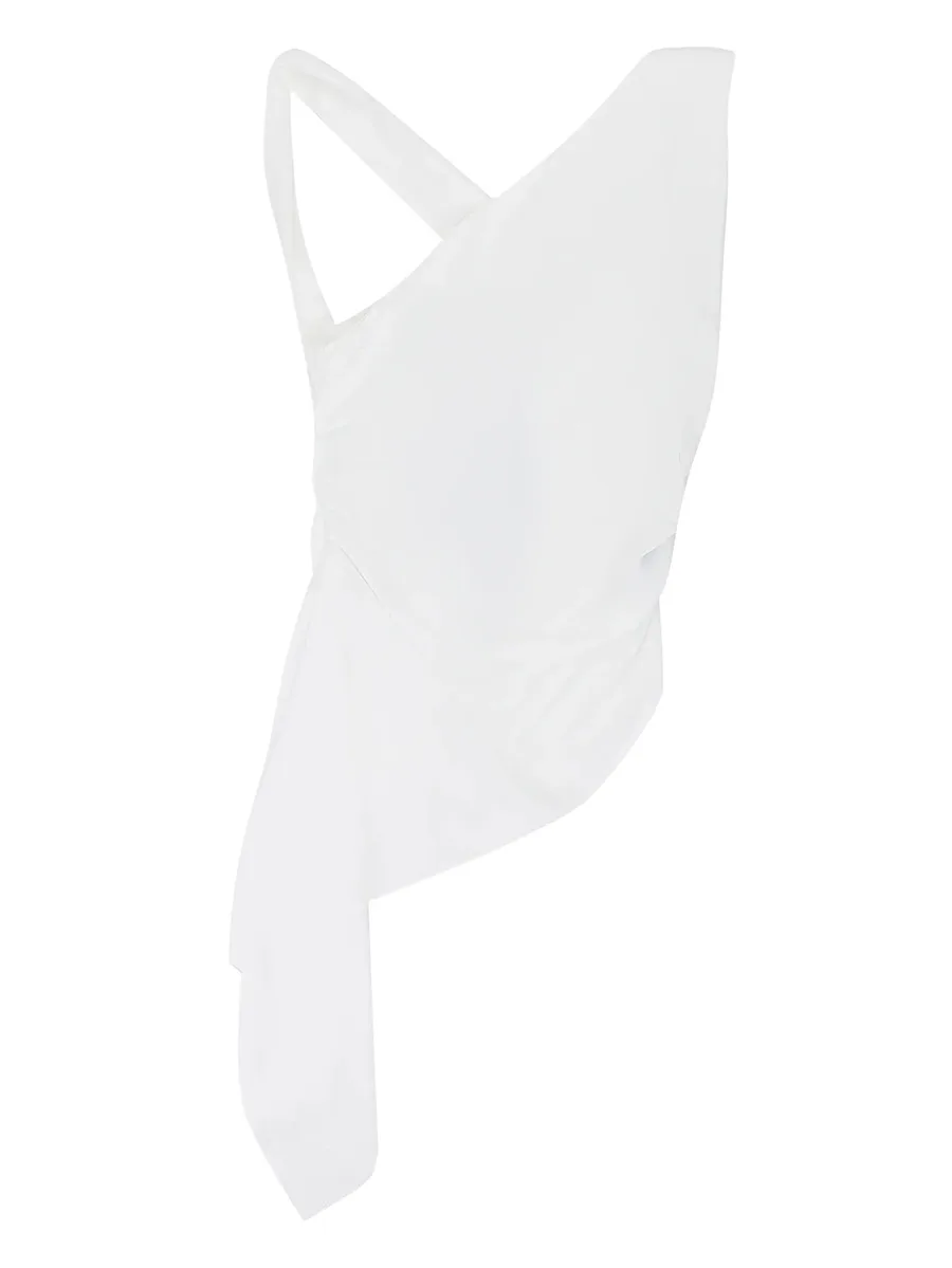 asymmetrical draped blouse 2
