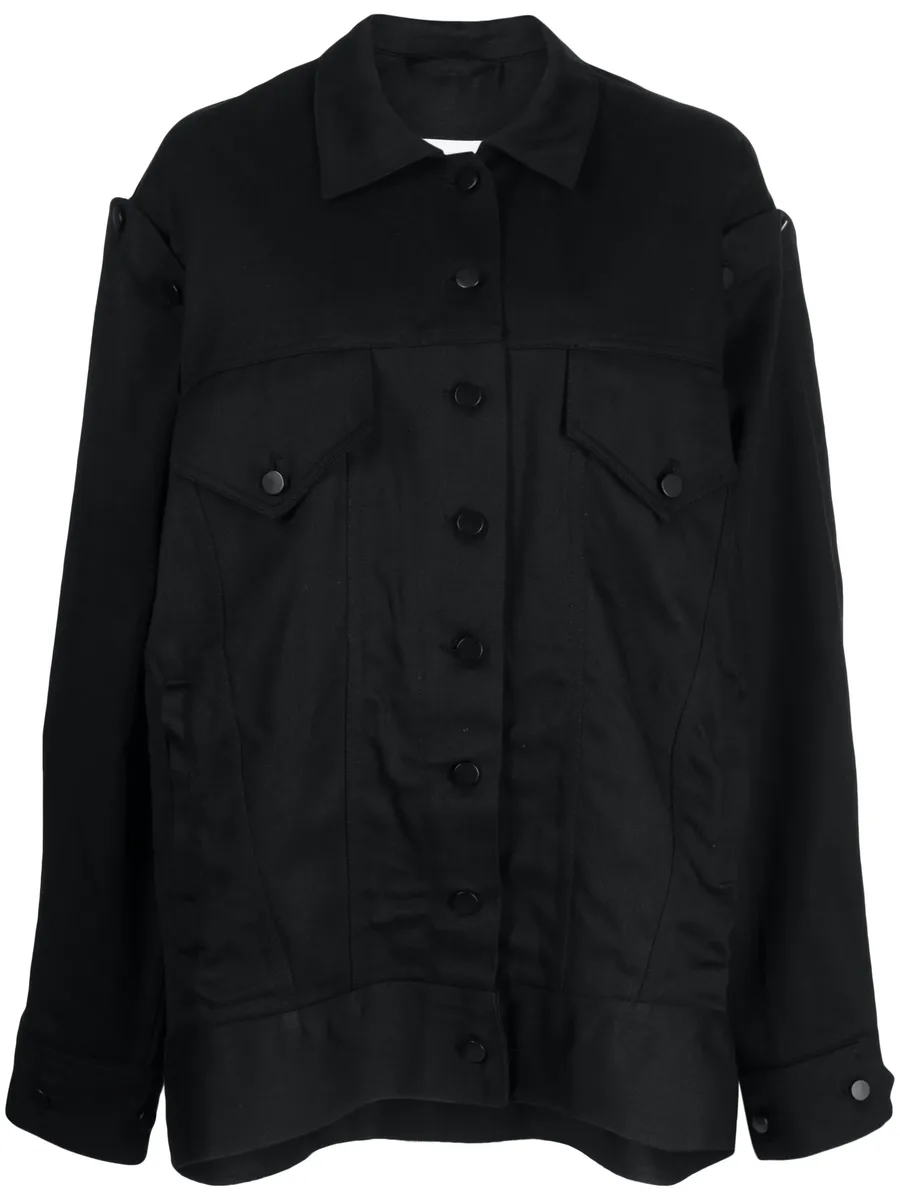 detachable-sleeve denim jacket 2