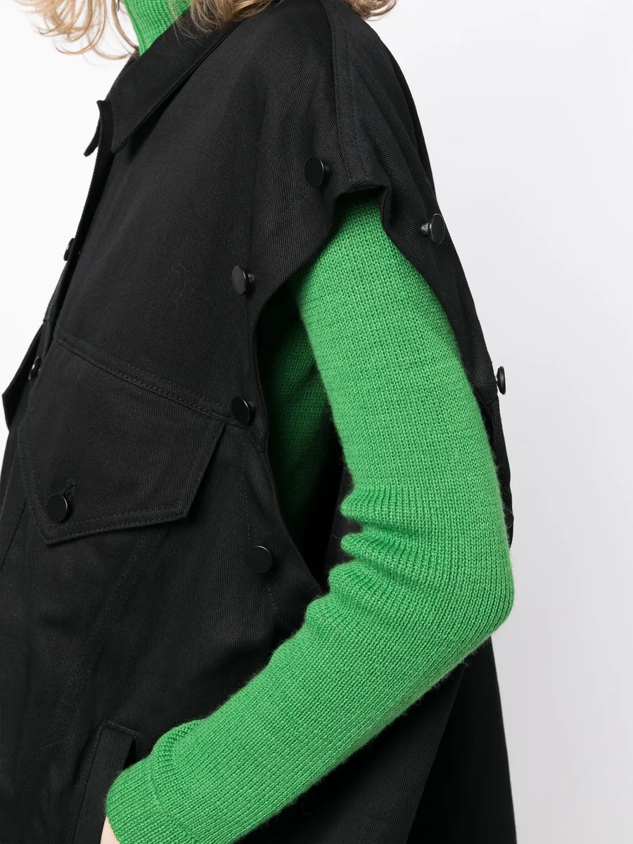 detachable-sleeve denim jacket 11