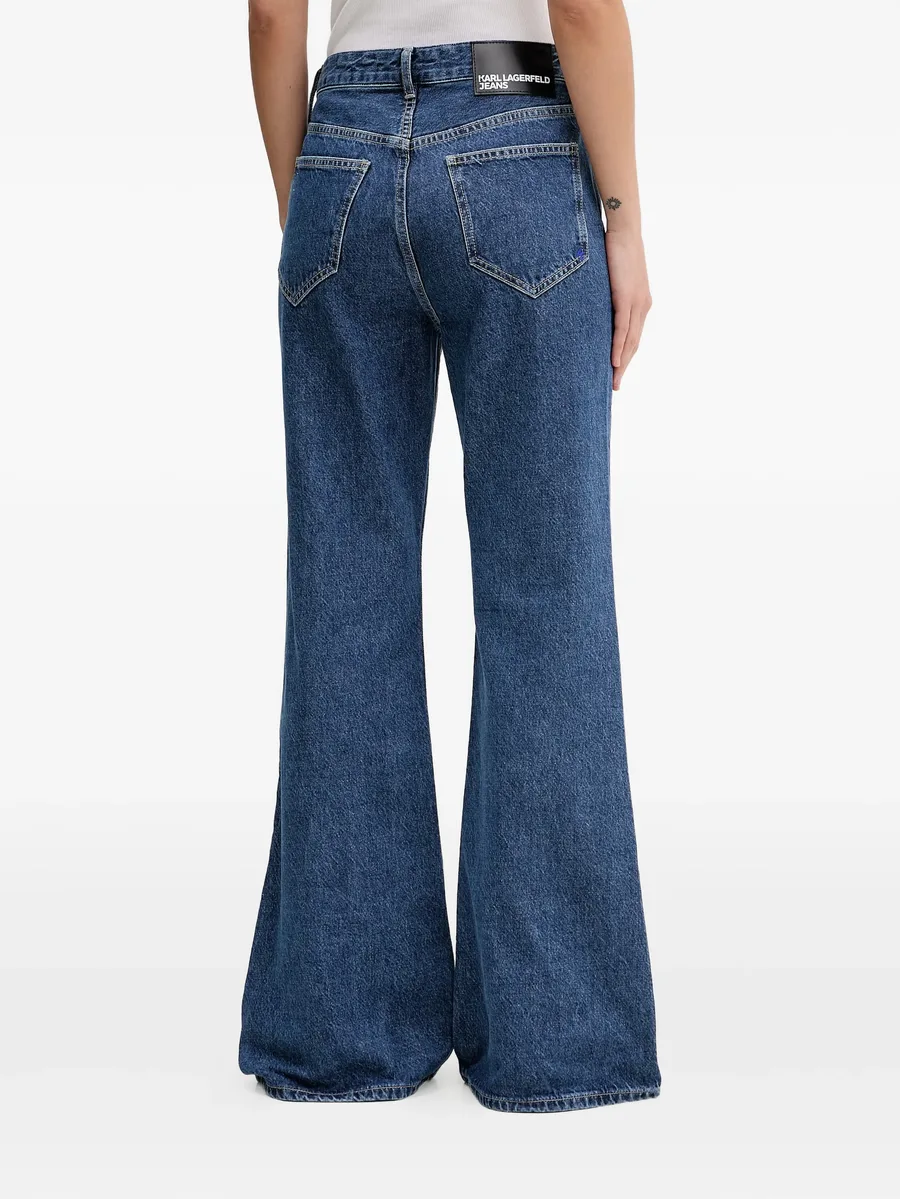 button-fly flared jeans 5