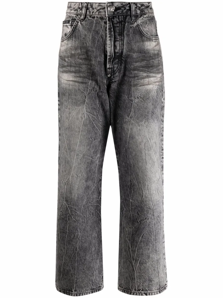 Iconic Plein wide-leg jeans 2