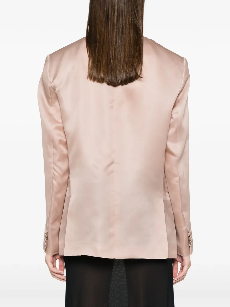 single-breasted silk blazer 8