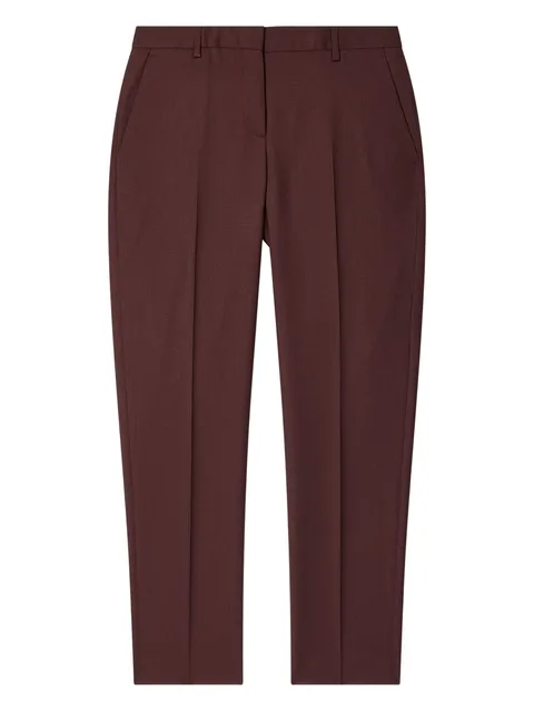 pleat-detail tailored trousers