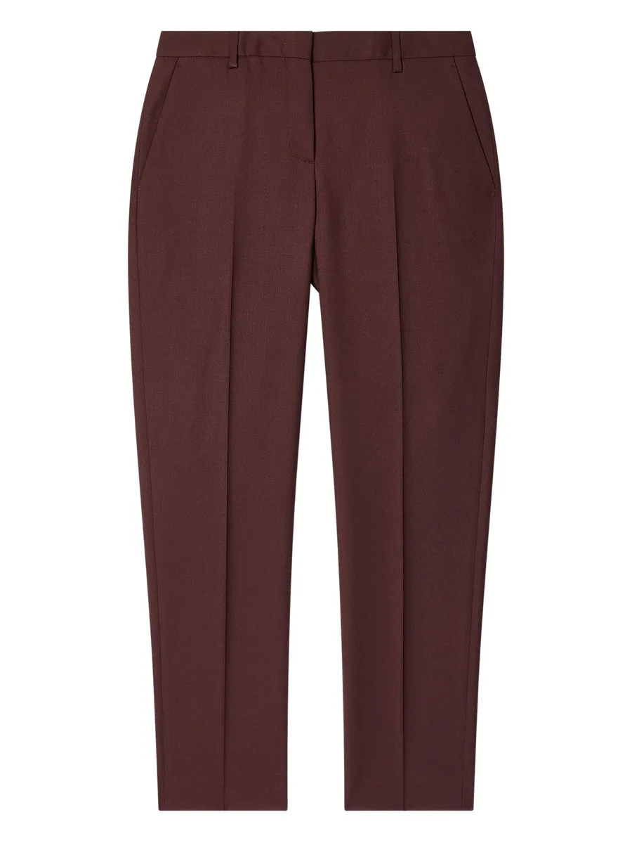 pleat-detail tailored trousers 2