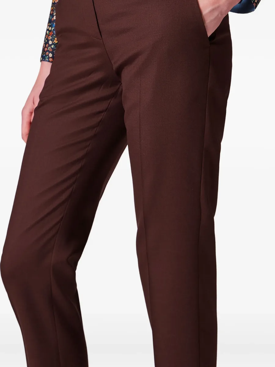 pleat-detail tailored trousers 8