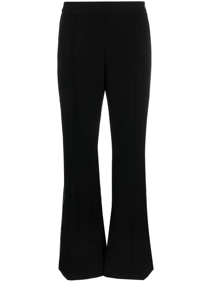 striped flared trousers 2