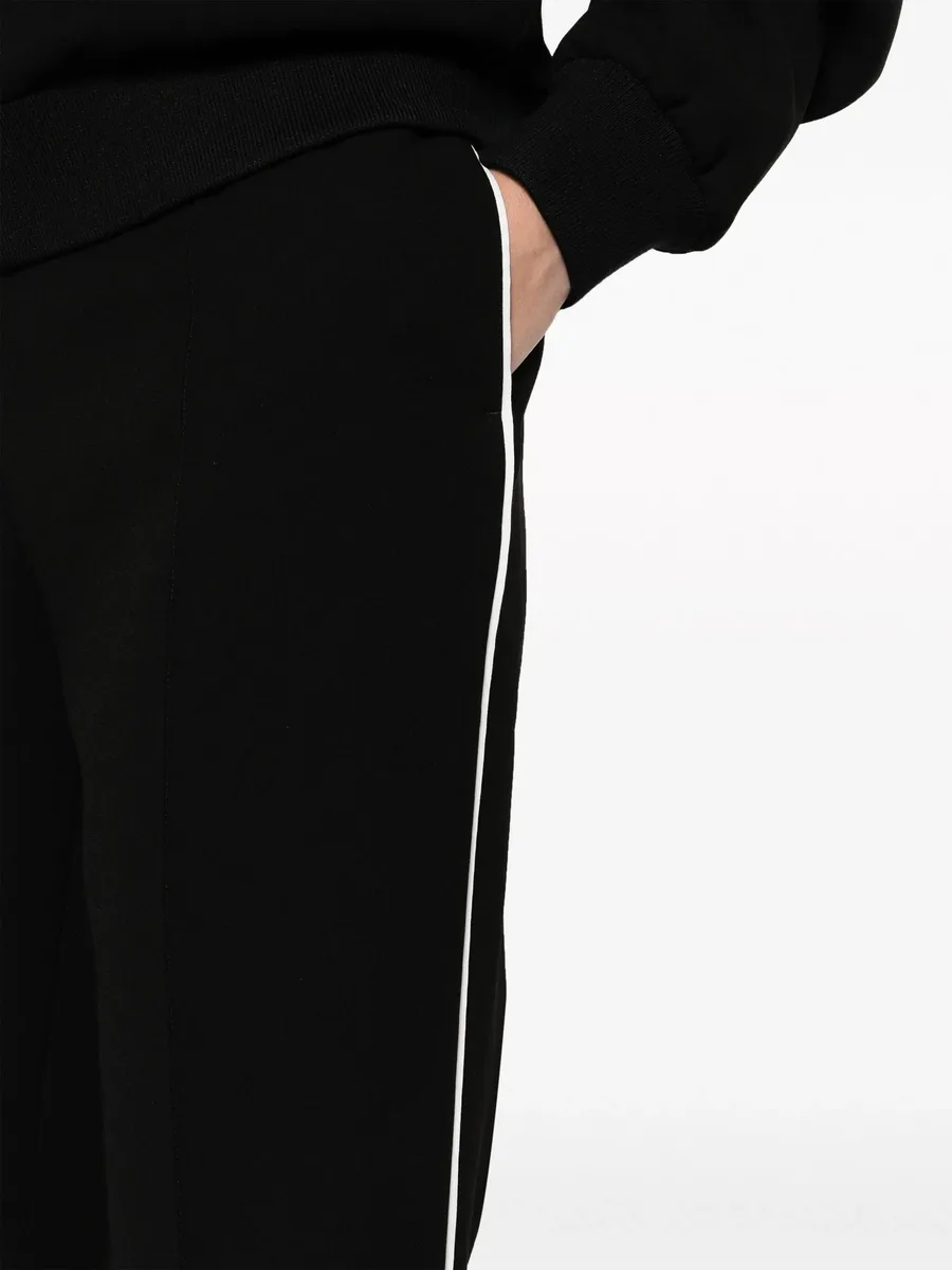 striped flared trousers 10