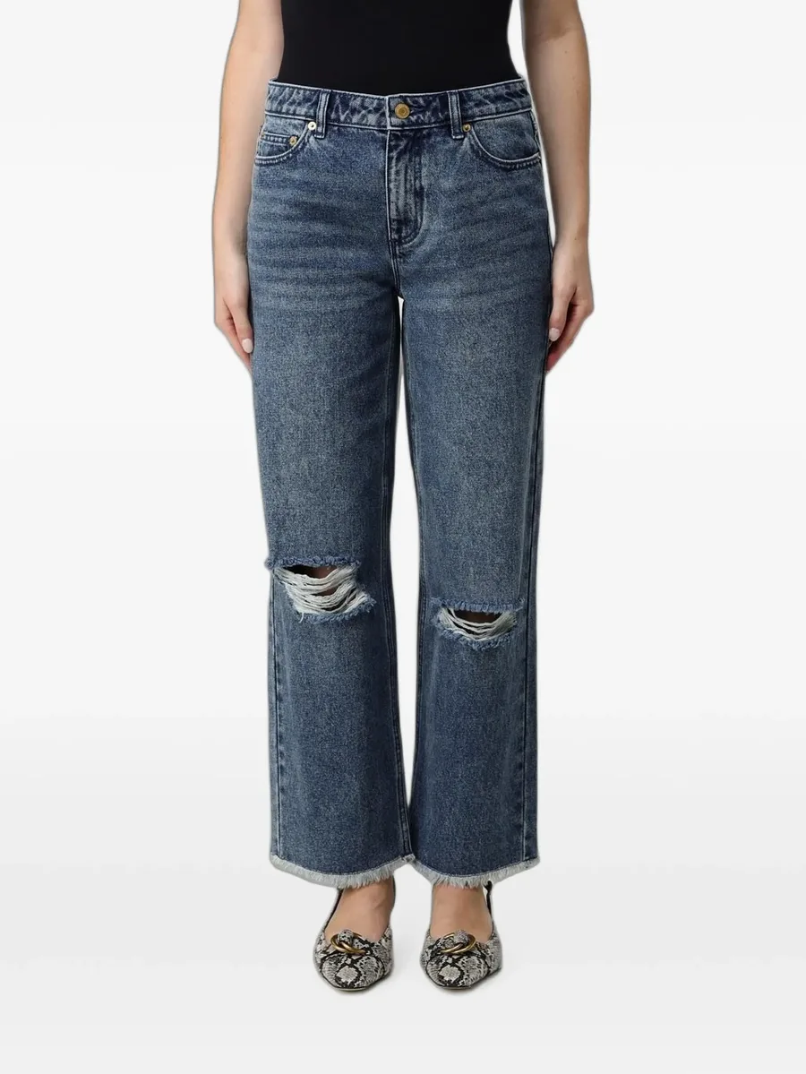 distressed frayed jeans 2