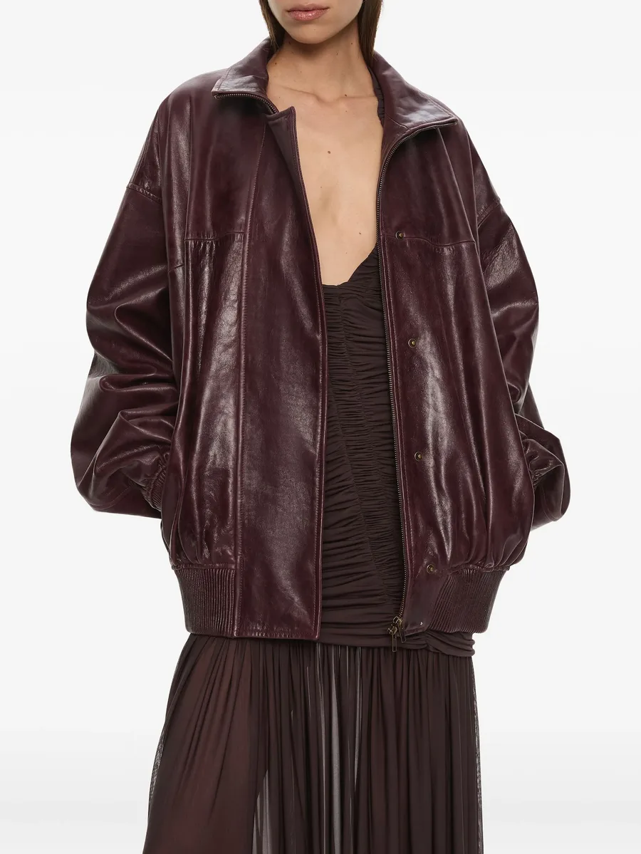Devon leather bomber jacket 2