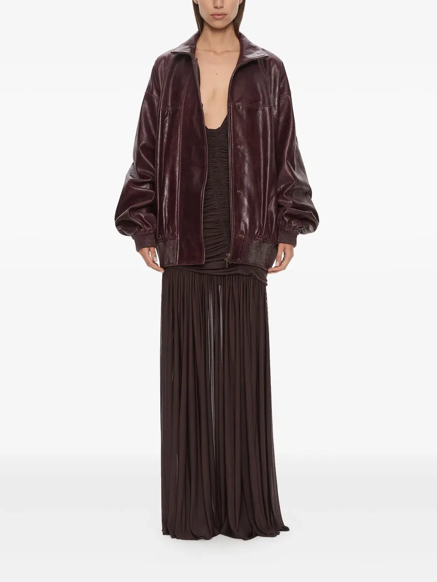 Devon leather bomber jacket 3