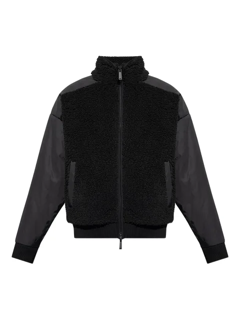 zip-up bomber jacket