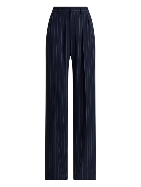 Jody striped pleated trousers