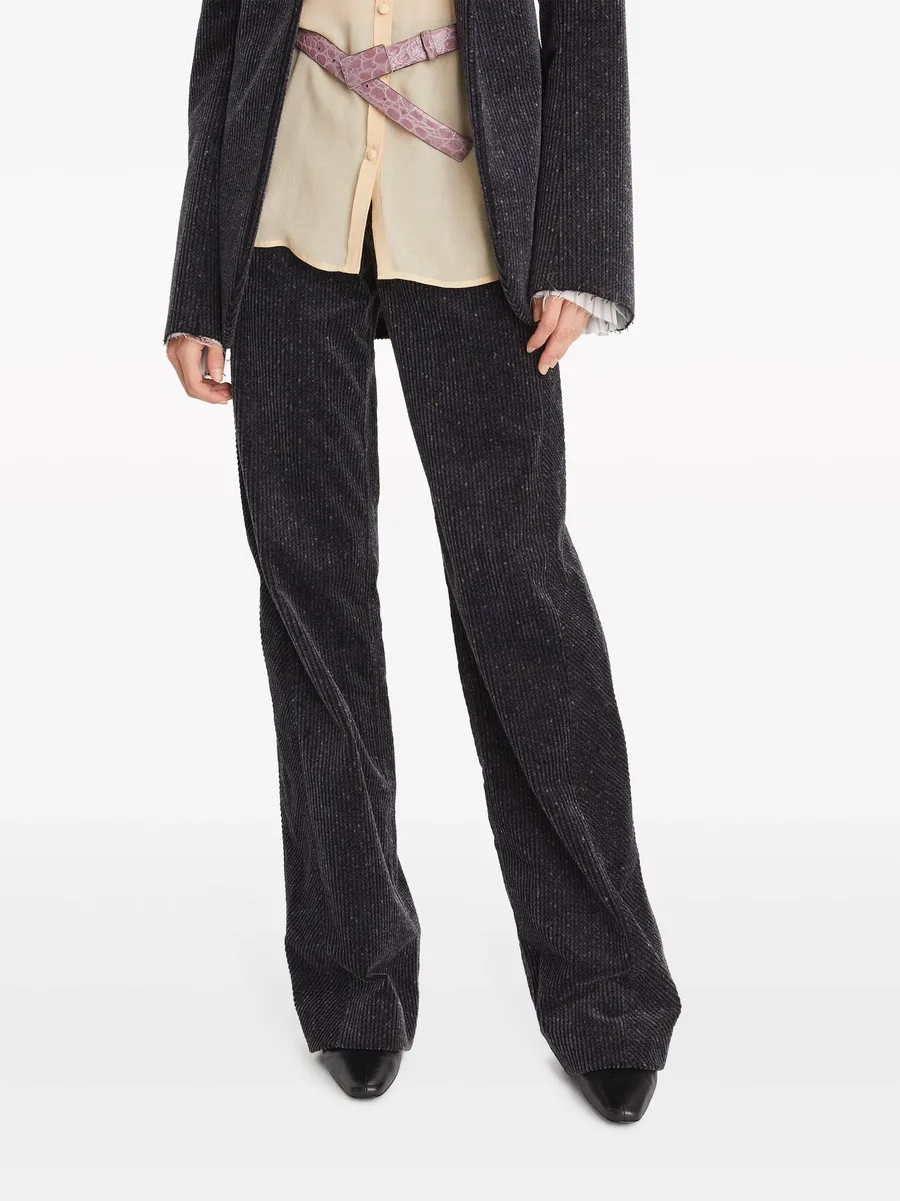 вельветовые брюки широкого кроя 13