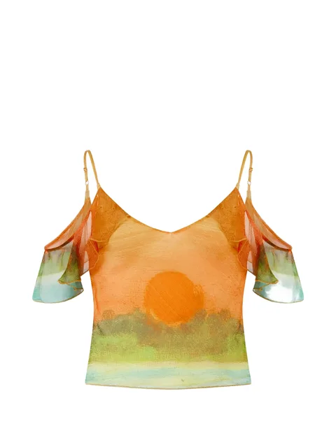 Formentera silk top