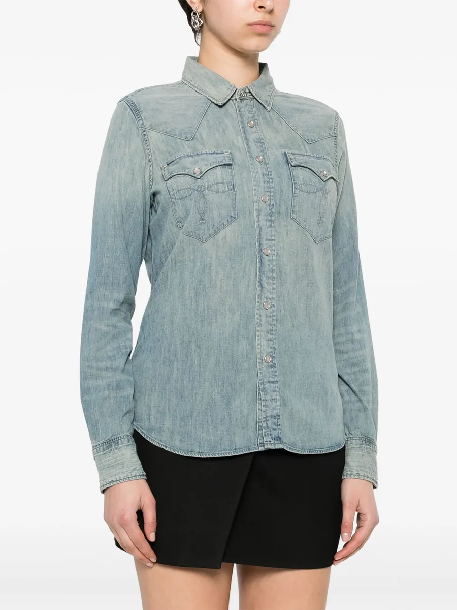 western-style denim shirt 6