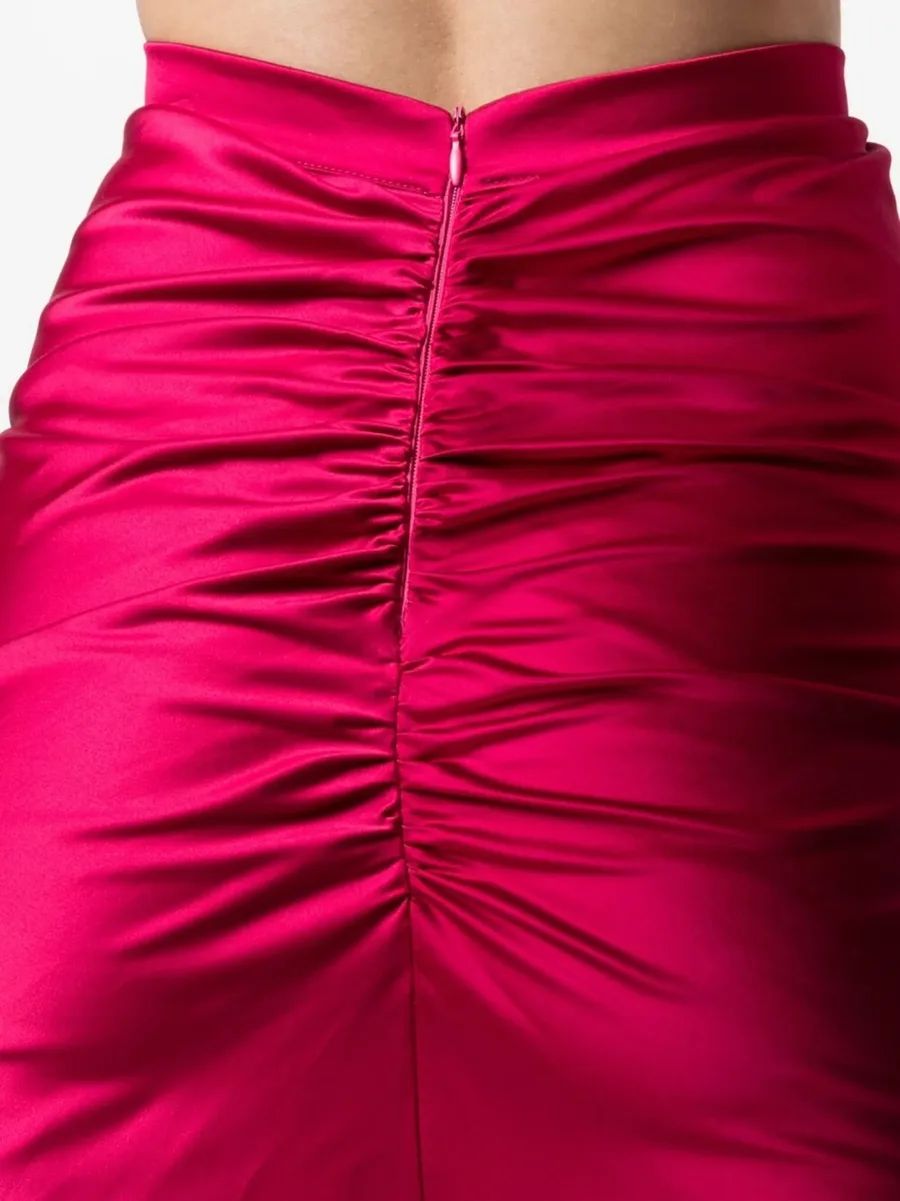 drawstring-fastening gathered skirt 10
