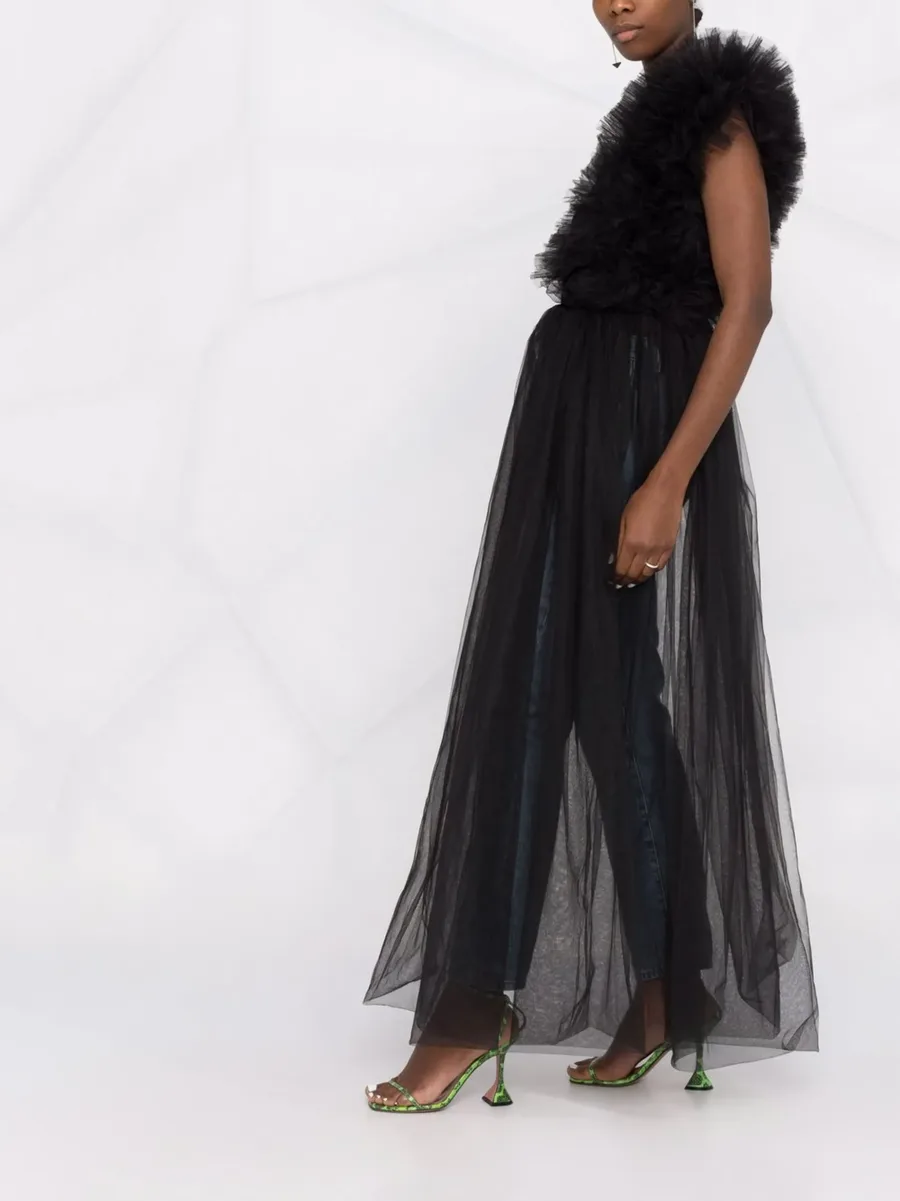 x Lia Aram ruffle-detail bodysuit 8