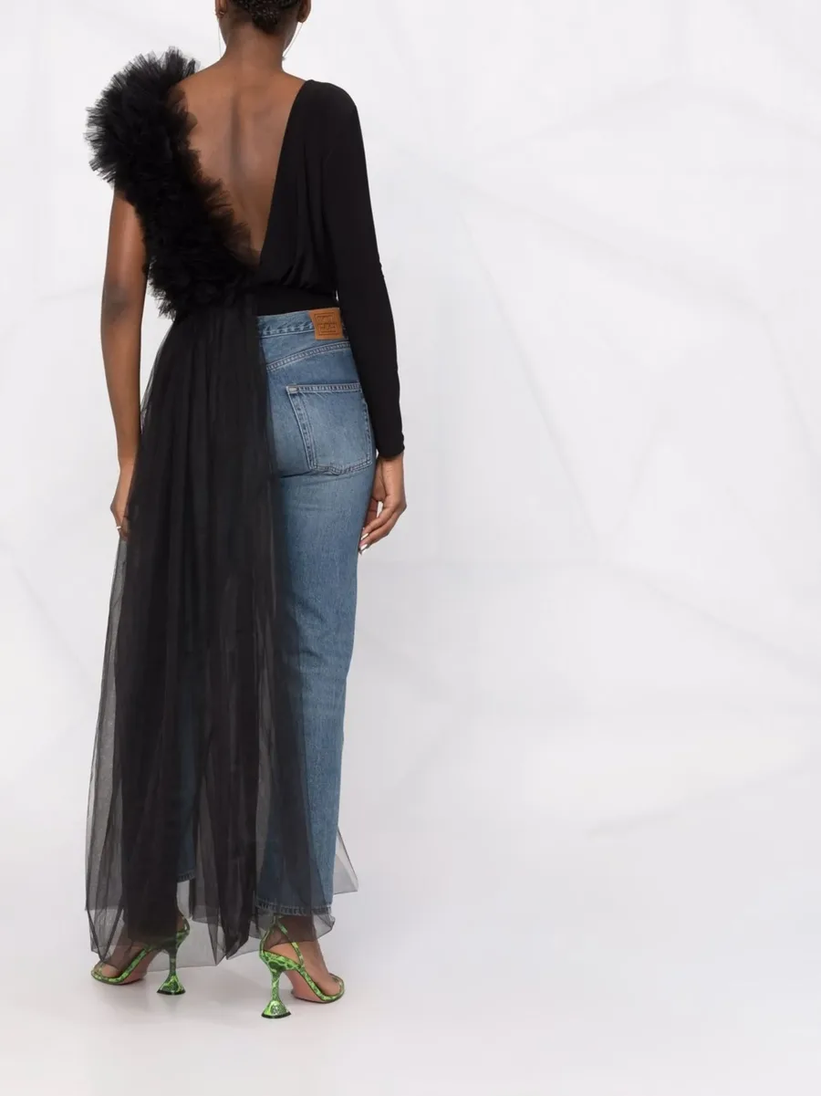 x Lia Aram ruffle-detail bodysuit 12