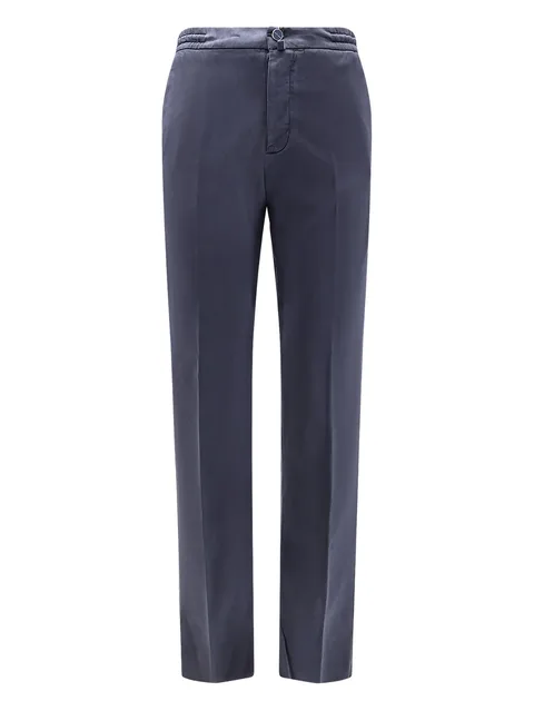 blue trousers